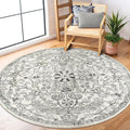 Lahome Round Rug 5'3"Ft, Soft Rugs by Lahome