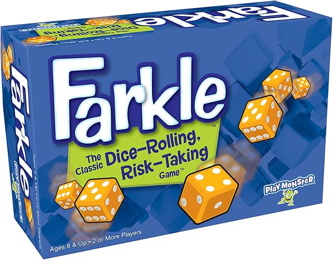 Farkle Classic Dice Games – Kids, Family Games, Travel Game, Adult Games by PlayMonster