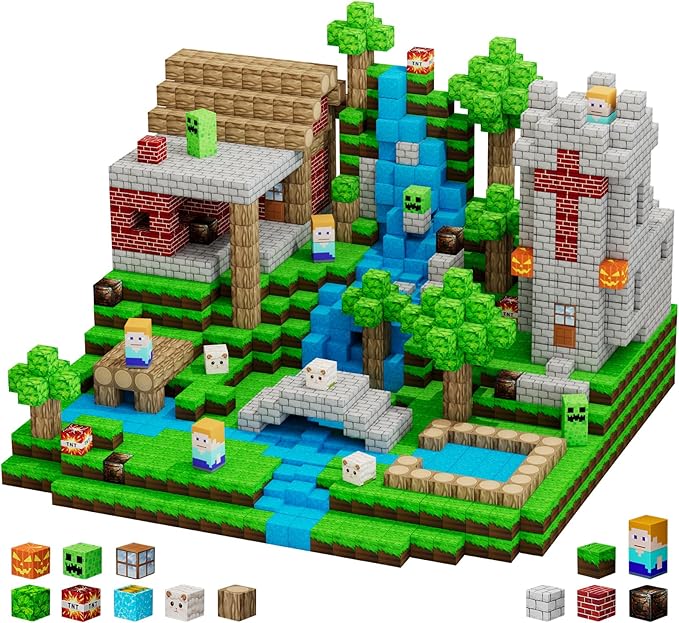 100PCS Magnetic Blocks by Unknown