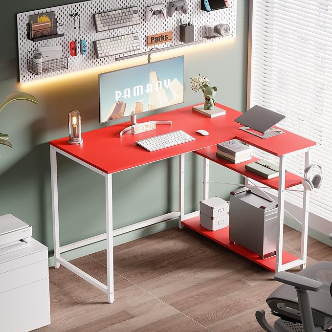 Pamray 43 Inch L Shaped Computer Desk - Image 2