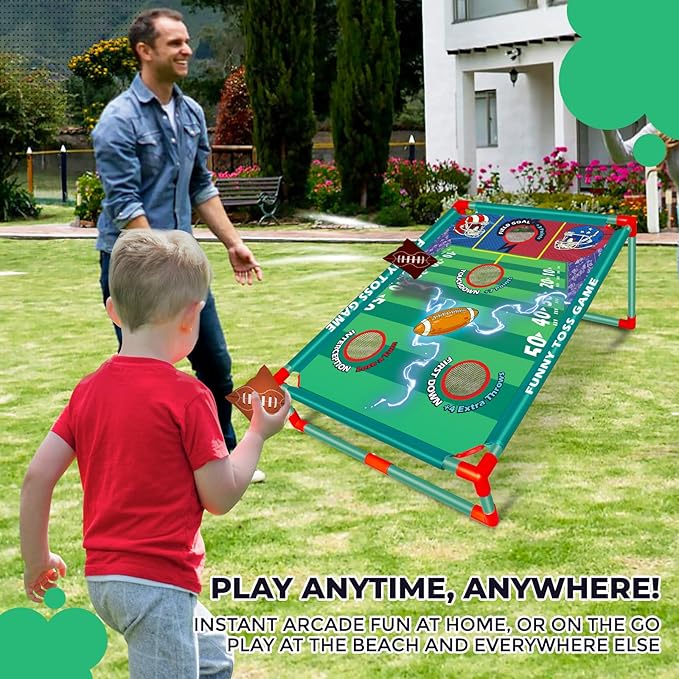 Bean Bag Toss Game for Kids, Outside Toys for 3 4 5 6 7 8 Years Old Boys Girls - Image 3