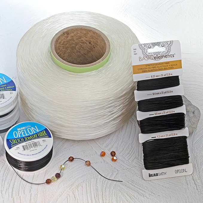 The Beadsmith Opelon Stretch Cord – Elastic Beading Fiber, 0.23 mm Diameter - Image 8