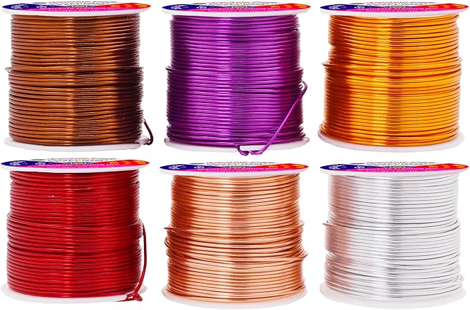 Mandala Crafts 16 Gauge Anodized Aluminum Craft Wire by MandalaCrafts