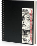 9" x 11" Sketch Book，1 Pack 80-Sheets，Double-Sided Hardbound Sketchbook by ArtcraftandStorage