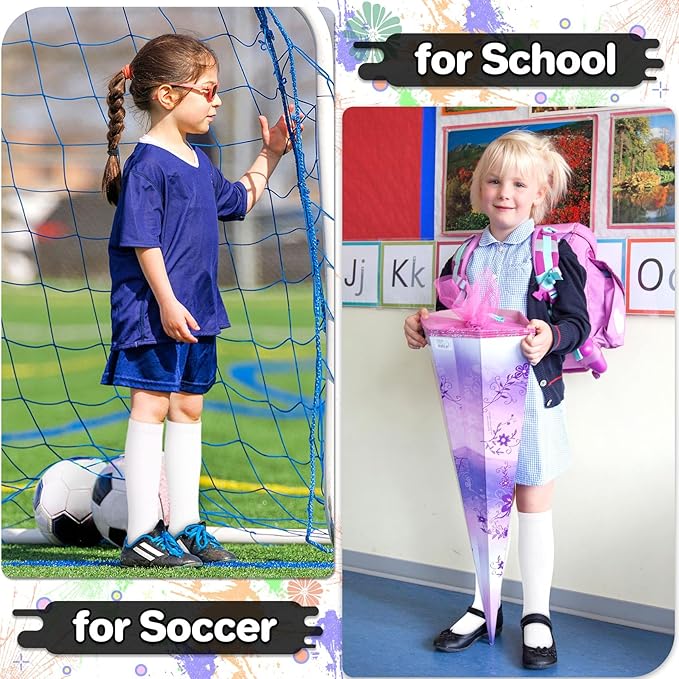 qikqik Toddler Soccer Socks Kids Soccer Socks Boys Baseball Sock Youth Football Sock Girls Softball Accessories Team Sports