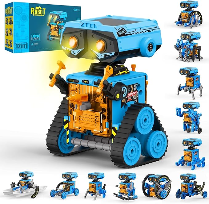 AESGOGO 12 in 1 STEM Solar Power Robots Toys by AESGOGO