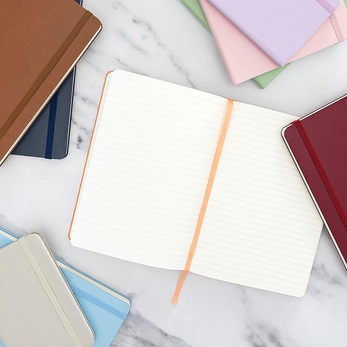 PAPERAGE Lined Journal Notebooks, 3 Pack, 160 Pages, Medium 5.6 inches x 8 - Image 6