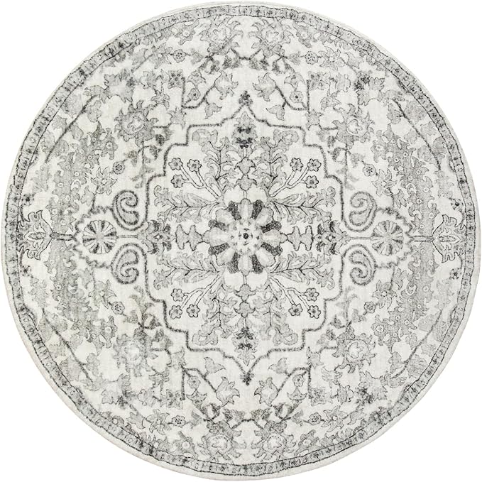 Lahome Bohemian Washable Round Rug, Large Round Rugs 6ft Non Slip Circle Rugs - Image 9