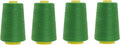 Mandala Crafts 4 Pack of Serger Threads Cones Spools by MandalaCrafts