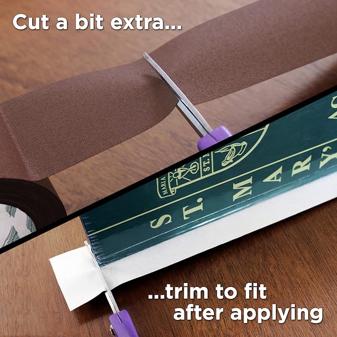 BookGuard 2 Inch Premium Bookbinding Repair Cloth Tape, 15 Yard Roll - Image 3