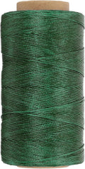 PATIKIL 284 Yard Flat Waxed Thread 150D 1mm Leather Sewing Cord by PATIKIL