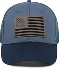American Flag Trucker Hat - Snapback Hats for Men Women Baseball Cap - Breathable Mesh & Adjustable Fit for Casual Wear