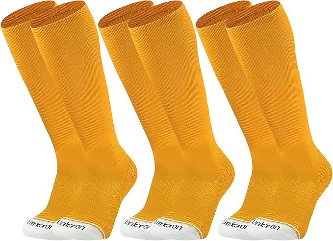 Youth Performance Baseball & Softball Socks (3 Pairs) over the Calf
