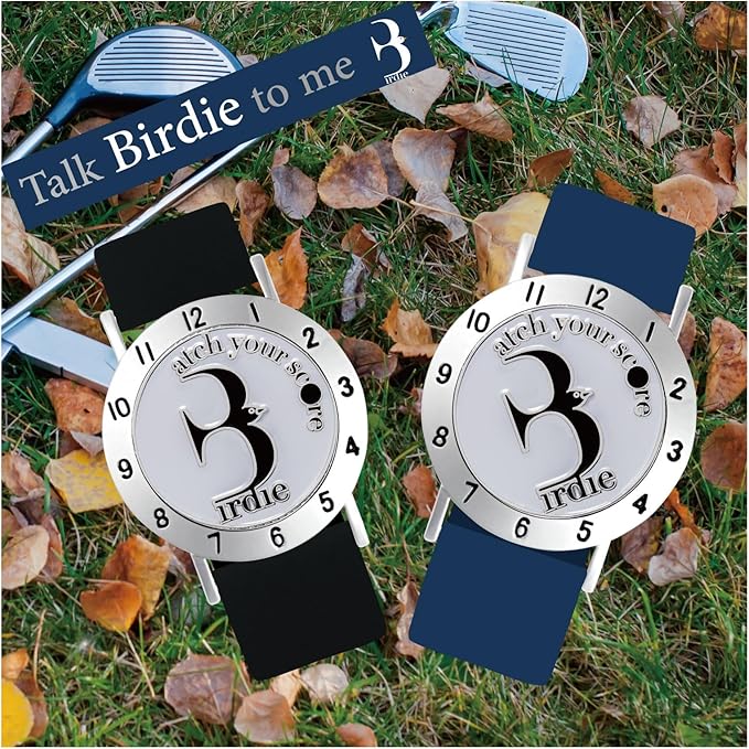 Golf Ball Marker with Golf Stroke Counter Bracelet, Birdie Ball Marker, Golf Accessories for Men and Women, Golf Gifts for Men and Women