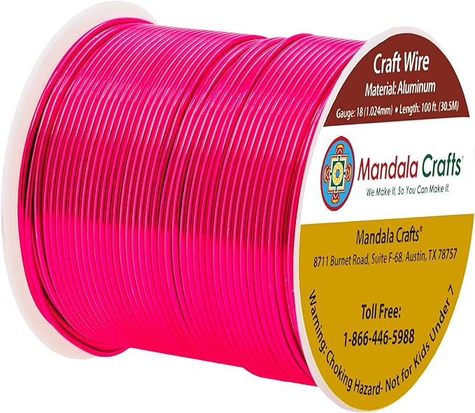 Mandala Crafts 18 Gauge Anodized Aluminum Craft Wire - Image 2