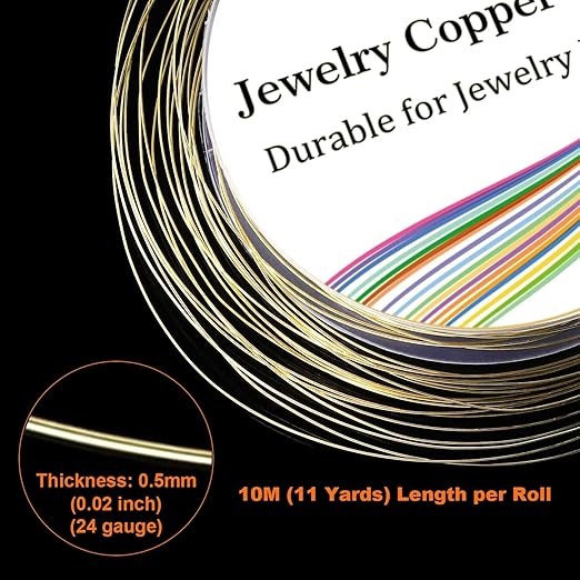 EuTengHao 6 Colors Jewelry Copper Wire Jewelry Beading Wire - Image 6