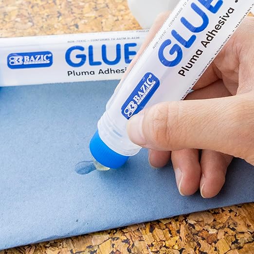 BAZIC Washable Glue Pen 1.7 Oz., Liquid Clear Glues Bond Adhesive - Image 5