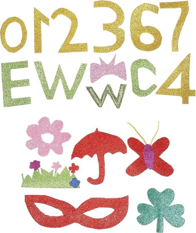 PATIKIL 2mm Thick Non Adhesive Glitter Foam Sheet 16x24inch Light Purple - Image 6