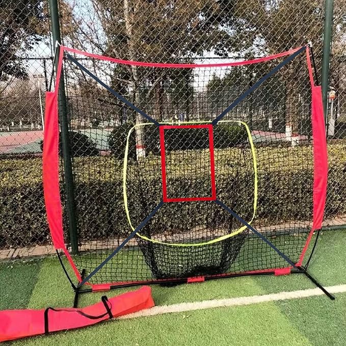 Strike Zone Target for Baseball Softball net, Throwing Pitching Hitting Batting Catching Practice Target, Pitcher Accuracy Training Aids