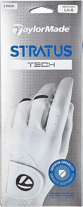 TaylorMade Golf Stratus Tech Glove 2 Pack Lefthanded