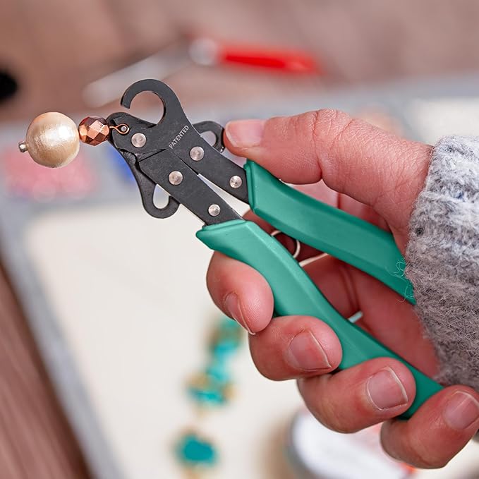 The Beadsmith Vintaj One Step Looper – Create and Trim Consistent 1.5 mm Loops - Image 2