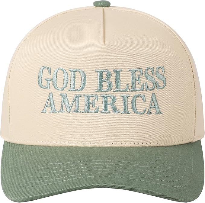 MIRMARU Two-Tone Vintage Canvas Trucker Hats for Men & Women, Adjustable Size Baseball Caps with Trendy Embroidered Design