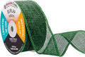 Mandala Crafts Green Burlap Ribbon 1.5 Inches Wide Jute Ribbons by MandalaCrafts