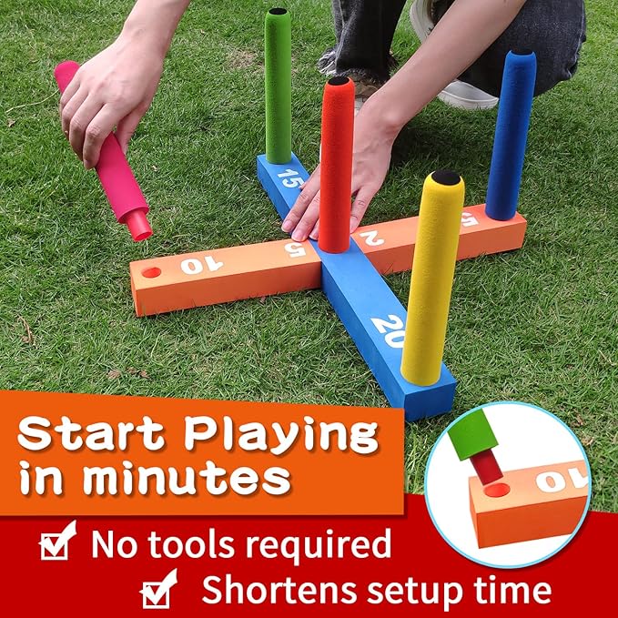 Ring Toss Game for Kids, Indoor & Outdoor Game for Family and Adults - Image 4