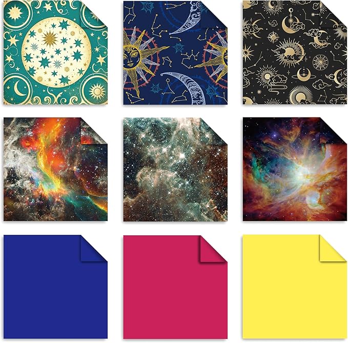 Origami 6x6 Paper Kit 150 Sheets 150 Vivid Colors Double Sided Same Printed - Image 3