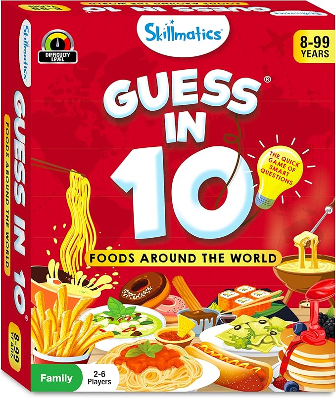 Skillmatics Guess in 10 Foods Around The World, Card Game - Image 9