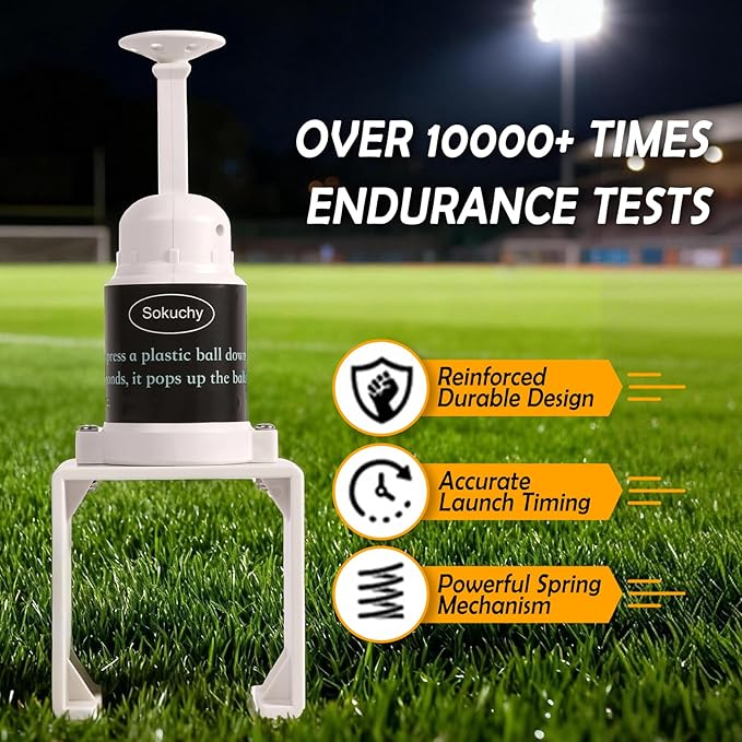 Baseball Practice Popper, Pop Up Tee Balls to The Perfect Height for Batting Trainer, Batting Machine for Practicing Hitting Without a Pitcher