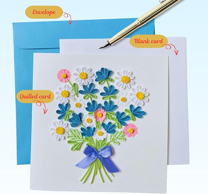 Quilling Cards, handmade card, quilled cards - Image 3