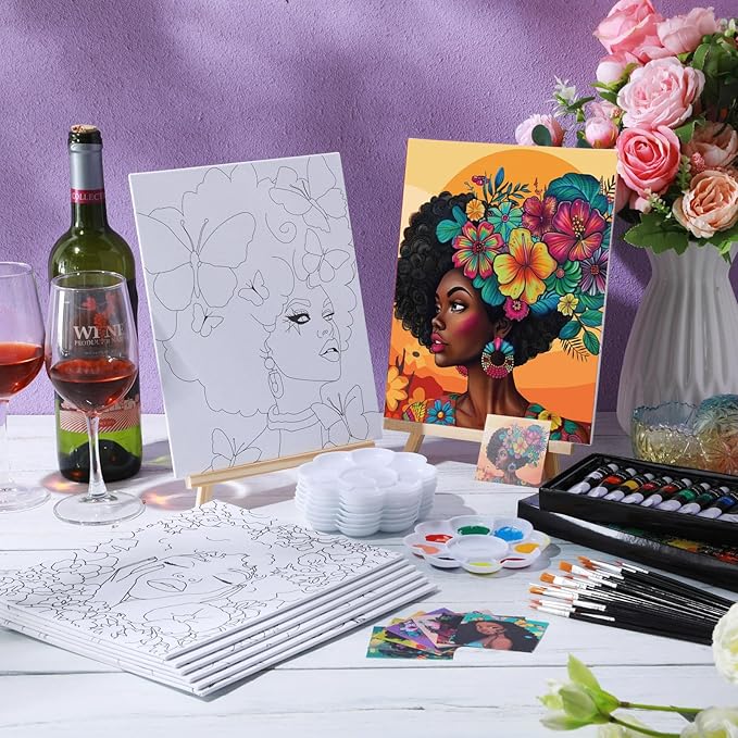 Cholemy 36 Pcs Paint and Sip Kit - Image 2