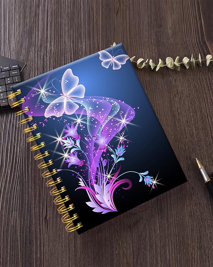 iampanda Spiral Journal Notebook, Fashion Strong Twin-Wire Binding - Image 5