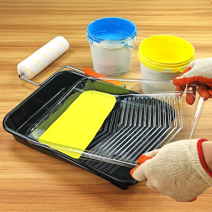 Great Andrew 9 Inch Paint Tray Set, Plastic Paint Tray - Image 7