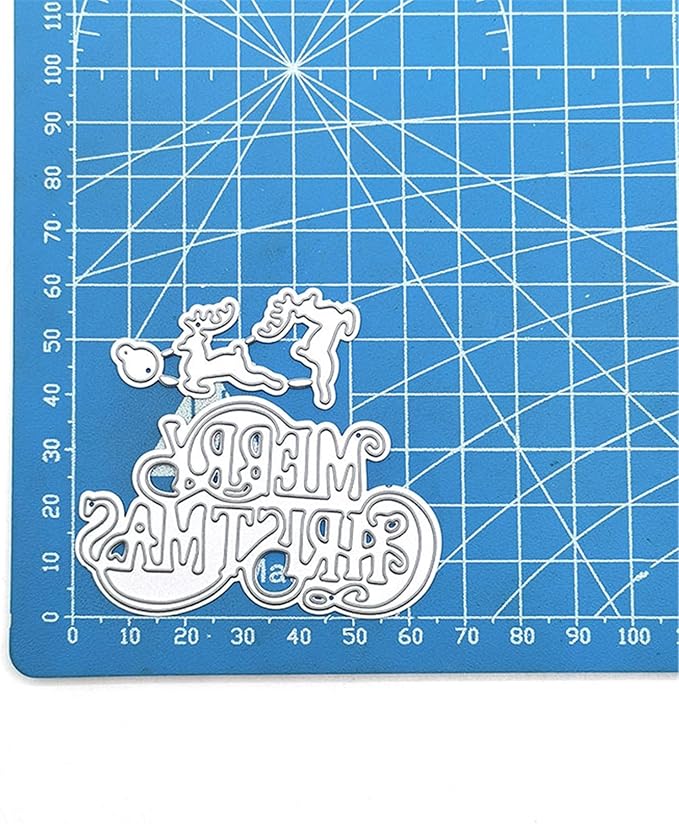 Metal Cutting Dies DIY Merry Christams Embossing Stencil Template Scrapbooking - Image 6