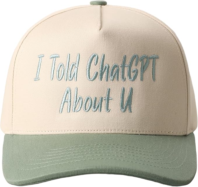 MIRMARU Two-Tone Vintage Canvas Trucker Hats for Men & Women, Adjustable Size Baseball Caps with Trendy Embroidered Design
