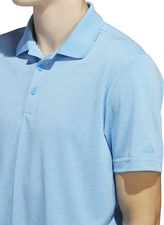 adidas Men's Performance Heathered Polo Shirt