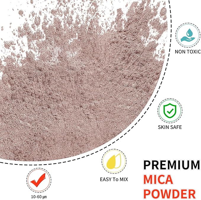Mica Powder - 100g Mica Powder for Epoxy Resin - Metallic Color Pigment for - Image 2