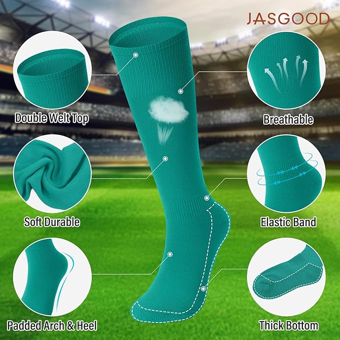 Baseball Socks and Belt for Youth Adult Softball Socks Combo Elastic Waist Belt for Men Kids Boys Girls Women JASGOOD