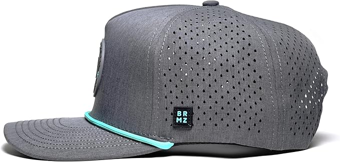 BRIMZ Outdoor Performance Hat - Water & Sweat Resistant Hats - Breathable & Moisture-Wicking Snapback