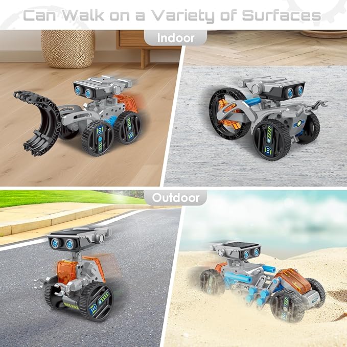 12-in-1 Solar Robot Kit for Kids 8-12, STEM Educational Building Toys - Image 4