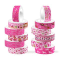 12 Rolls Western Washi Tape, Western Cowboy Cowgirl Decorative Paper Stickers by Unknown