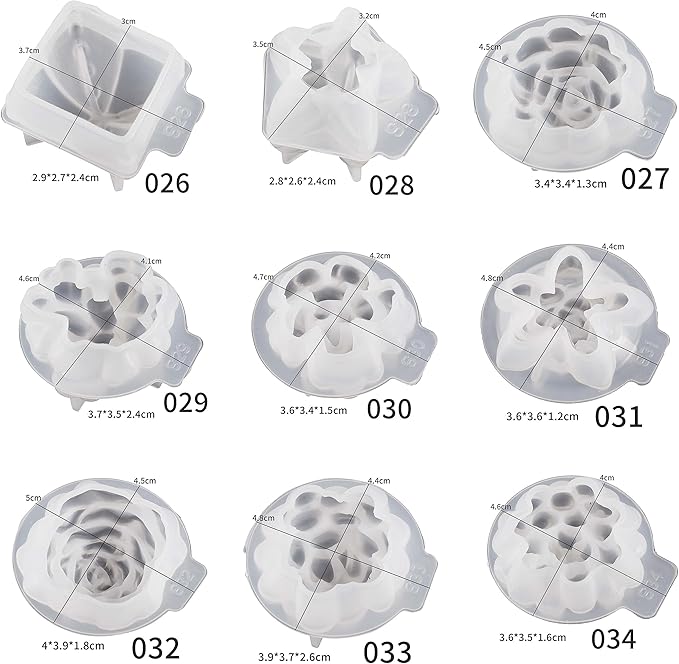 34-Piece Succulent & Resin Mold Set - Image 5