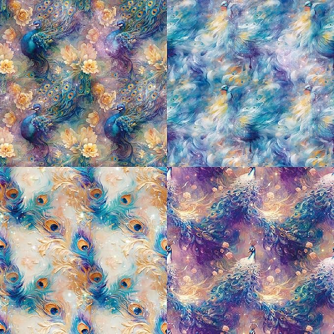 YASMEN Scrapbook Paper Pad 6x6, Patterned Cardstock, Single-Sided Decopodge - Image 5