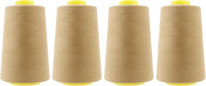 Mandala Crafts 4 Pack of Serger Threads Cones Spools by MandalaCrafts