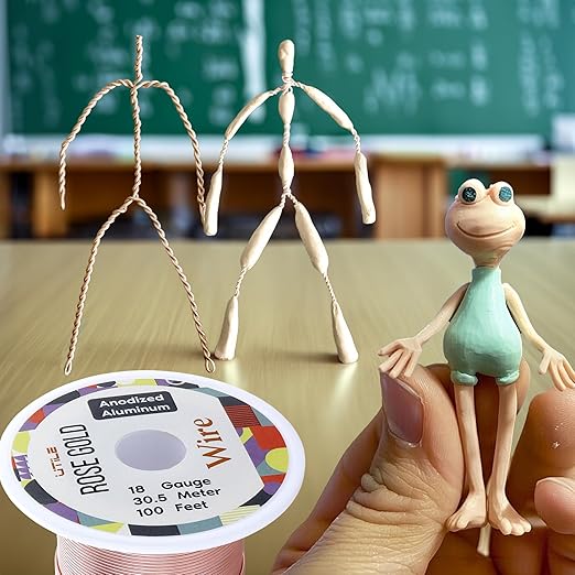 UTILE Armature Aluminum Wire 100 ft 18 Gauge 1.2 mm Anodized Craft Bendable - Image 8