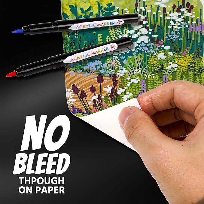 TBC The Best Crafts Acrylic Paint Markers, Big Volume Ink, Waterproof, Suitable - Image 6