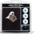 Team Golf NCAA Gift Set Embroidered Golf Towel, 3 Golf Balls, and 14 Golf Tees 2-3/4" Regulation, Tri-Fold Towel 16" x 22" & 100% Cotton