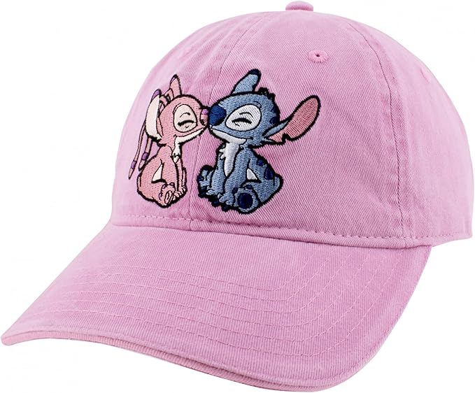 Jerry Leigh Lilo & Stitch Island Smooch Baseball Hat Pink